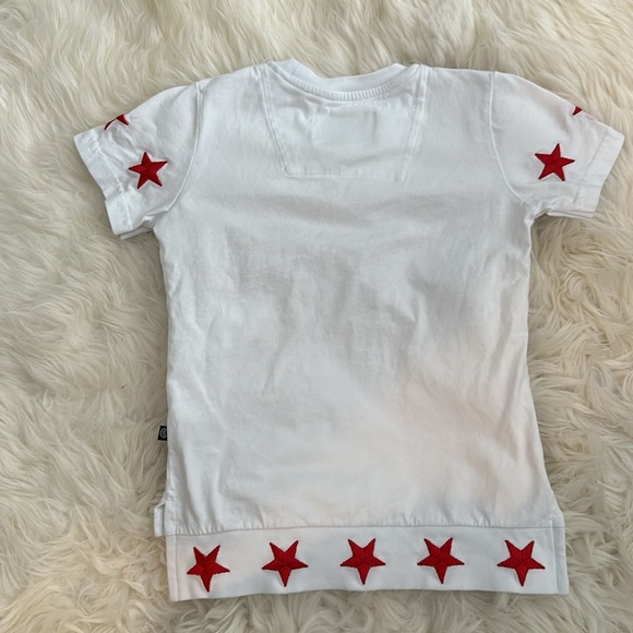 Philipp Plein white graphic tshirt 4-5Y - Picture 5 of 8